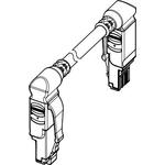 Cable Assembly Ethernet 0.5m 22AWG RJ-45 to RJ-45 4 to 4 POS M-M