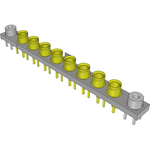 75 Ohm Ganged Micro-Miniature RF Plug, Cable Component for RG 179 Cable