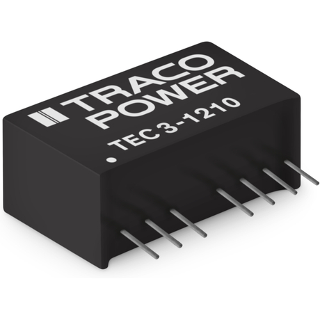 TRACO Electronic AG-TEC 3-1211 Convertitore da DC a DC e modulo di regolazione della commutazione Module DC-DC 12VIN 1-OUT 5V 0.6A 3W 7-Pin SIP Module