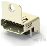 TE Connectivity-1-1747981-4 Connector Audio and Video 1-1747981-4 TE Connectivity Connector Audio & Video HDMI RCP 19 POS 0.5mm Solder SMD 19 Terminal 1 Port Box/Tray - Arrow.com
