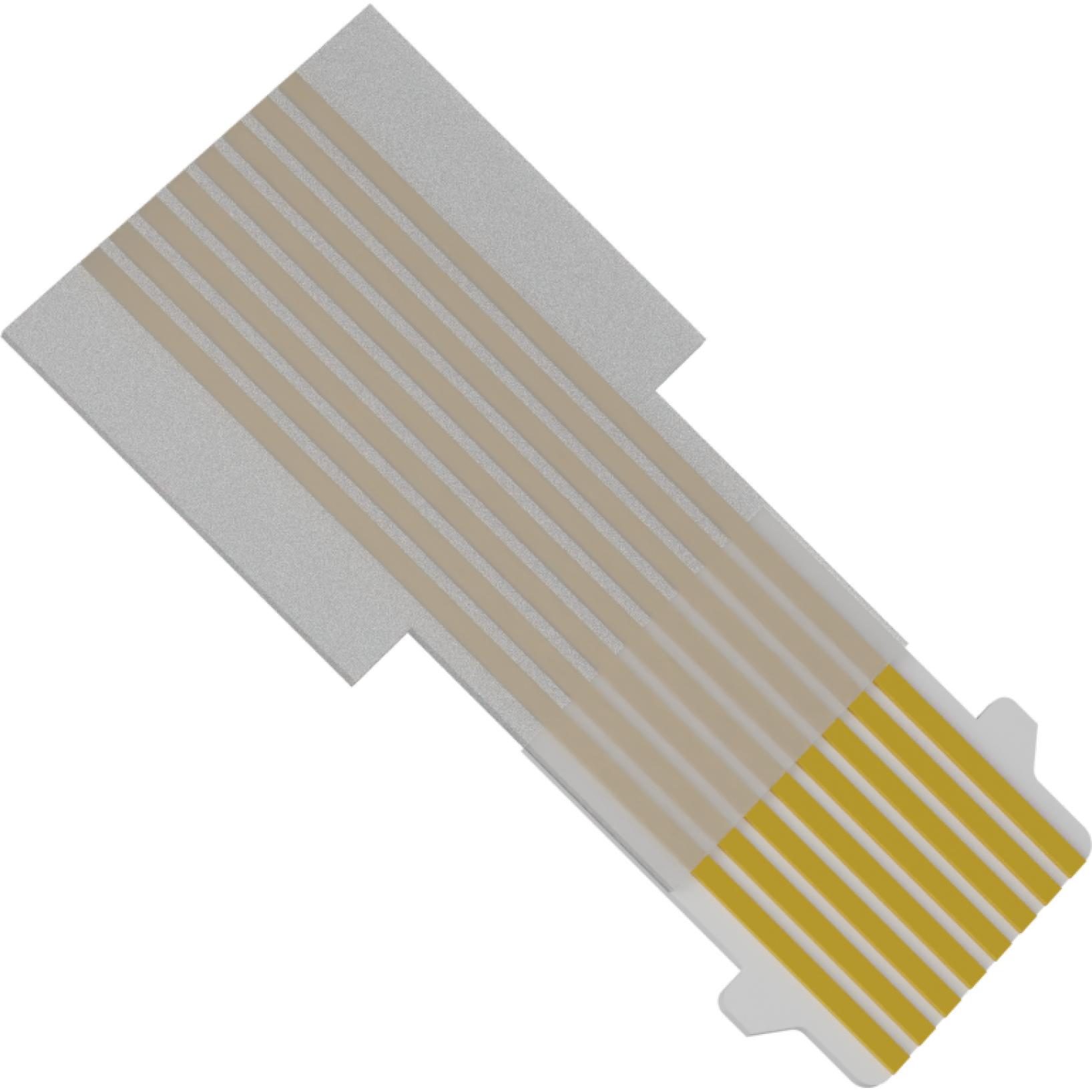 Molex-0150180075 Flachband Kabelbaugruppen Cable Assembly 0.051m 33AWG 0.5mm 8 to 8 POS FFC Jumper to FFC Jumper M-M Premo-Flex™FFC Jumper Bag