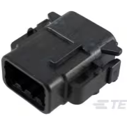 TE Connectivity-DTM06-08SA-EE04 Connector Discrete Wire Housing Conn Housing PL 8 POS Crimp ST Cable Mount Black Box