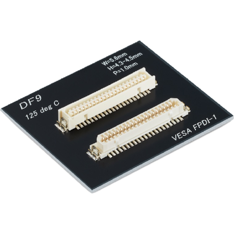 Hirose Electric-DF9-15S-1V(32) Steckverbinderleisten und Leiterplattenbuchsen Conn Board to Board RCP 15 POS 1mm Solder ST SMD T/R