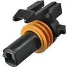 Delphi-12065172 Einzeladersteckverbinder, Gehäuse Conn Housing RCP 1 POS Crimp ST Cable Mount Black