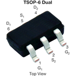 Trans MOSFET N/P-CH 30V 2.5A/1.7A 6-Pin TSOP T/R