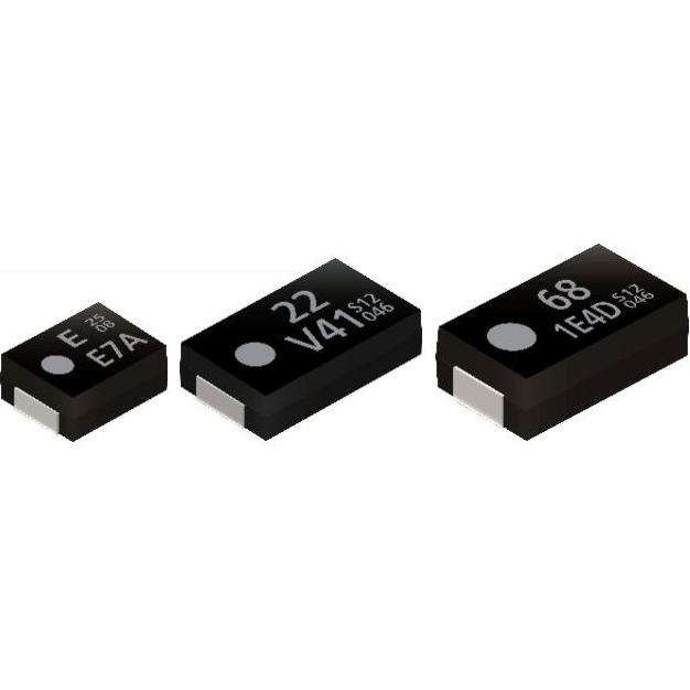 Panasonic Industry-20TDC47MD2 콘덴서 탄탈룸 폴리머 Cap Tant Polymer 47uF 20VDC D2 CASE 20%( 7.3 X 4.3 X 1.9mm) Inward L SMD 7343-20 0.055 Ohm 125°C