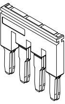 TE Connectivity-2271570-1 Derivaciones y puentes del conector Plug Bridge for Terminal Block