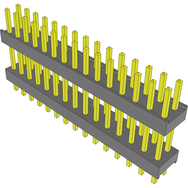 Samtec-DW-15-09-L-D-445 Steckverbinderleisten und Leiterplattenbuchsen Conn Board Stacker HDR 30 POS 2.54mm Solder ST Top Entry Thru-Hole Bulk