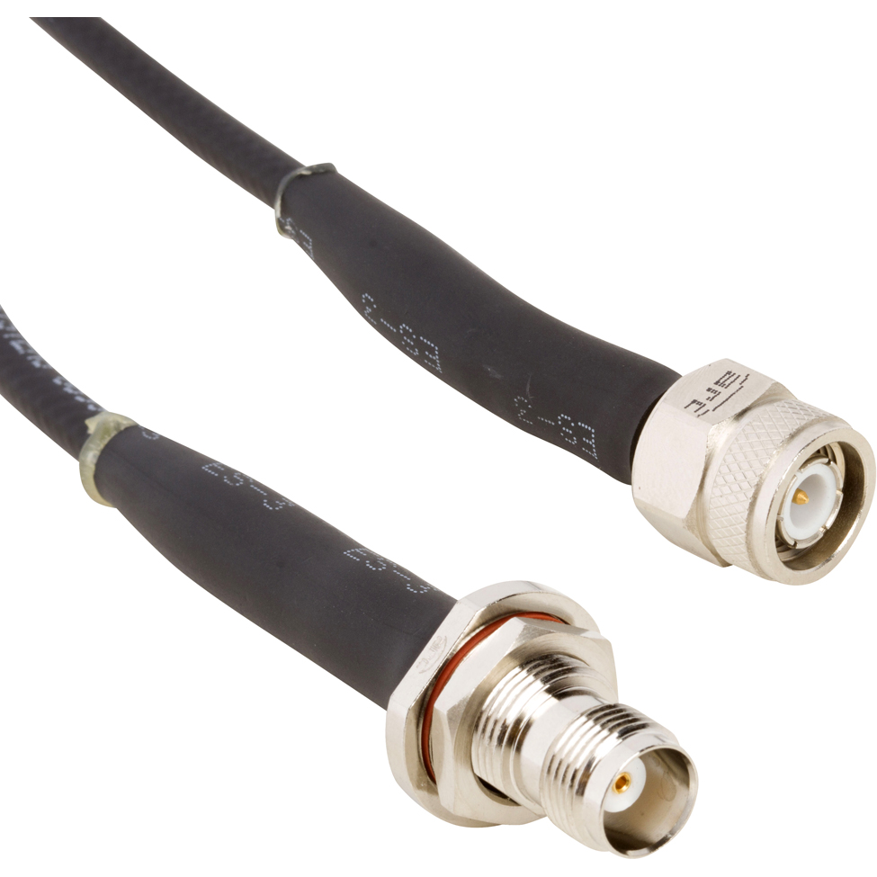 Amphenol RF-095-850-221-012 Kabelbaugruppen Koaxial Cable Assembly LMR-200 0.305m TNC to TNC F-M Bag