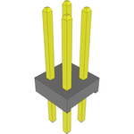 Conn Unshrouded Header HDR 4 POS 2mm Solder ST Top Entry Thru-Hole Bulk