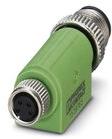 PHOENIX CONTACT-1548037 Sensor Accessories Adapter, 3-position, Plug straight M12, A-coded, on Socket straight M12, A-coded