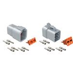 Conn Rectangular M/F 6/6 POS ST Box