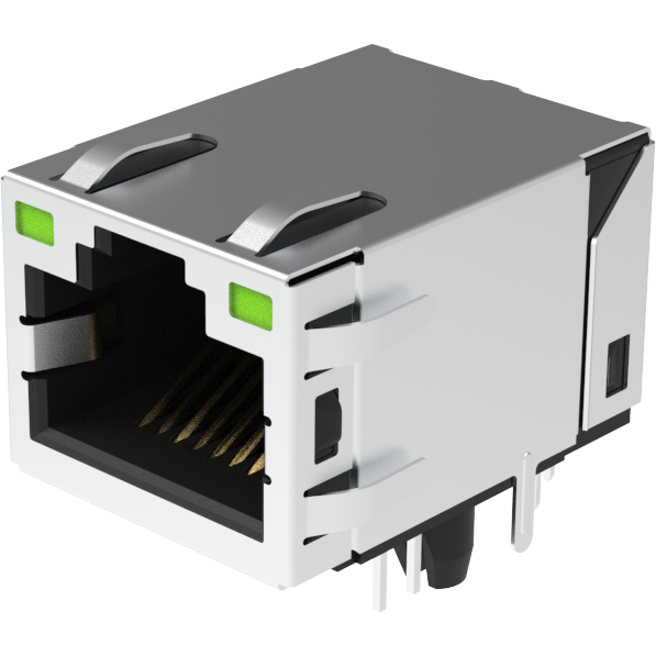 Amphenol-RJMG201KM1170FR Steckverbinder, Telefon und Telekommunikation RJ Magnetic 1G BASE-T Connector