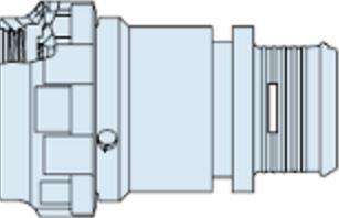 Glenair-447HS328XW1916KS Adaptadores de manguitos ajustables EMI/RFI Banding Backshell with Shrink Boot 180° 19 Shell Size Cadmium Over Electroless Nickel Composite Rotatable