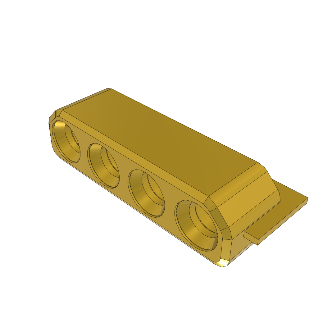 Samtec-GPPC-PF-1-04-EG-ST-EM-1N Connector RF Conn SMPM 0Hz to 65GHz 50Ohm Solder ST Edge Mount PL Gold Over Nickel Magnum RF™ Tray