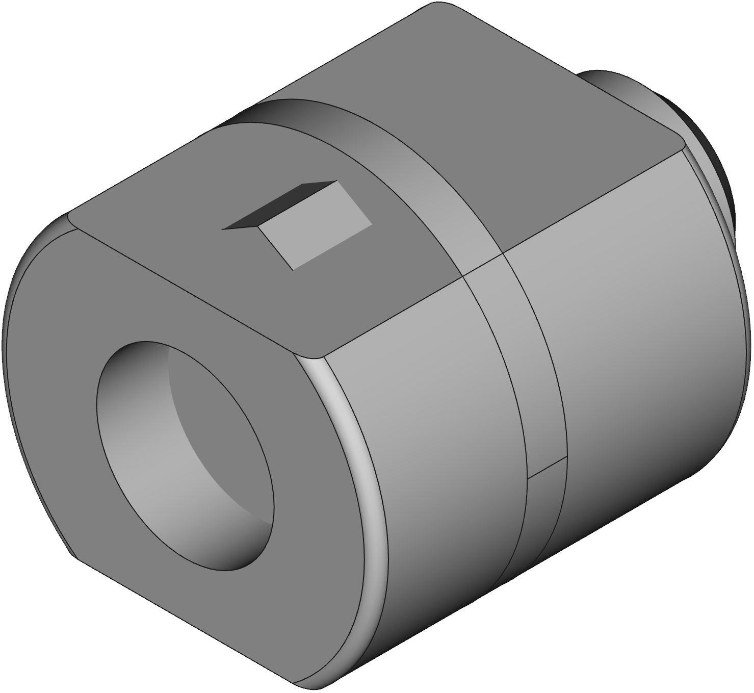 Hammond Manufacturing-ST1MFSS316 null Wallmount Stand-Off, Stainless Steel 316L