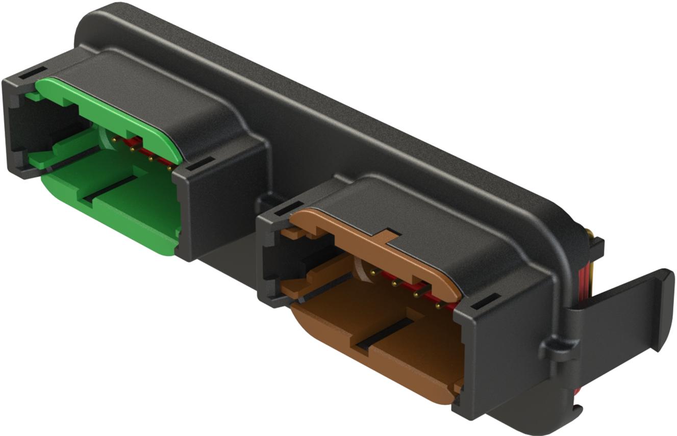 Amphenol-ATM13-12PC-12PD-BM01 Embases de raccordement et réceptacles PCB Conn Wire to Board HDR 24 POS 4.2mm Solder RA Side Entry Thru-Hole Box