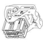 Aptiv-33500495 Steckverbinderleisten und Leiterplattenbuchsen Conn Wire to Board F 32 POS Crimp ST Cable Mount