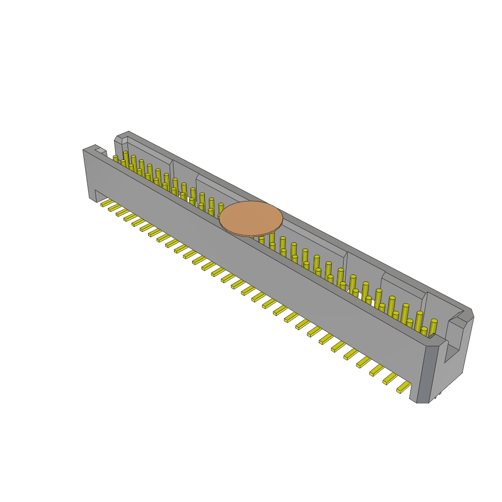 Samtec-TFML-130-02-S-D-LC-K-TR Steckverbinderleisten und Leiterplattenbuchsen Conn Shrouded Header (4 Sides) HDR 60 POS 1.27mm Solder ST Top Entry SMD TIGER EYE™ T/R