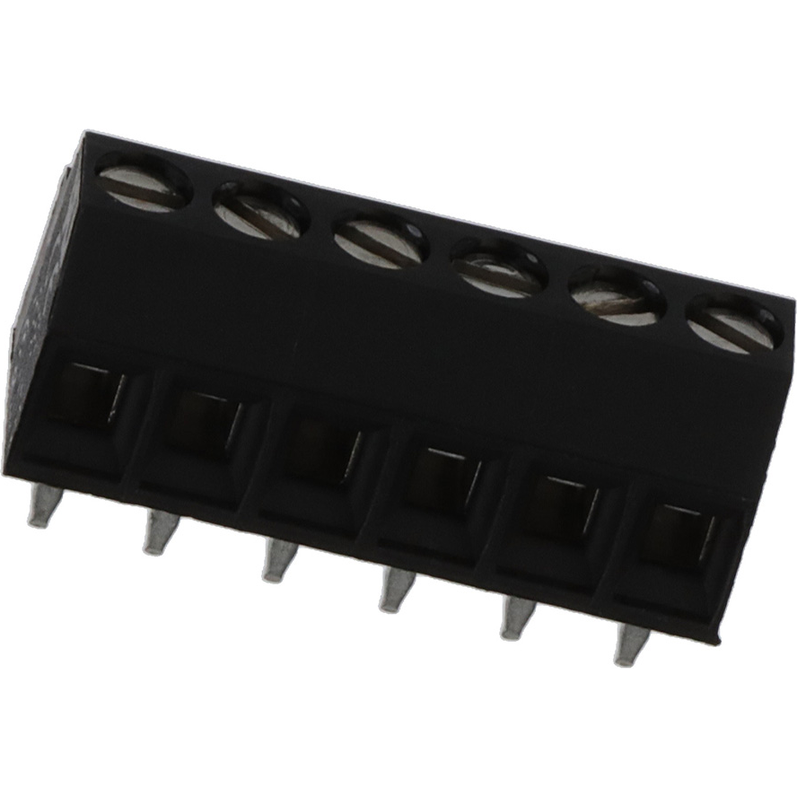 Molex-0393570006 连接器接线板 Conn Eurostyle Block 6 POS 3.5mm Solder ST Thru-Hole 17.5A/Contact Eurostyle™