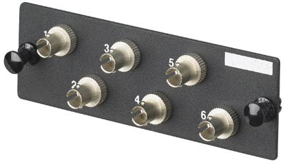 Panduit-FAP6WSTZ Steckverbinder, LWL Conn Fiber Optic Simplex ST Wall Mount