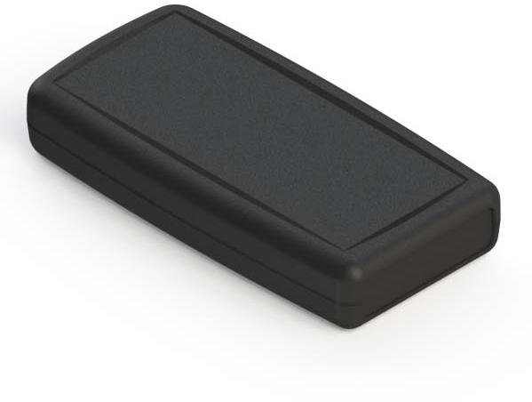 Serpac Electronic Enclosures-H75,9V,BK Kästen, Gehäuse und Gestelle Black Acrylonitrile Butadiene Styrene Electronic Enclosure