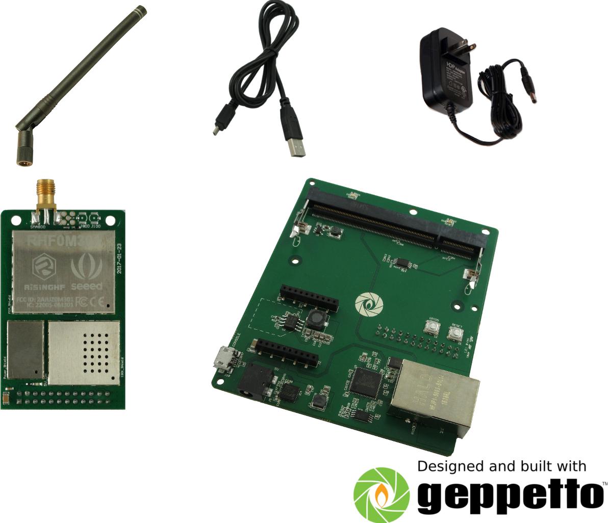 Gumstix, Inc-KIT056 开发套件和工具 LoRa Gateway Kit (915 MHz)