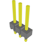 Conn Unshrouded Header HDR 3 POS 2.54mm Solder ST Top Entry Thru-Hole Bulk