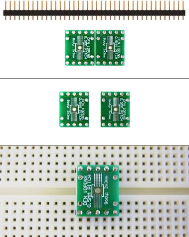 SchmartBoard-204-0022-01 Kits et outils de développement 204-0022-01 SchmartBoard Development Kits & Tools 0.5 Pitch 10 Pin DFN to DIP Adapter ez Technology - Arrow.com