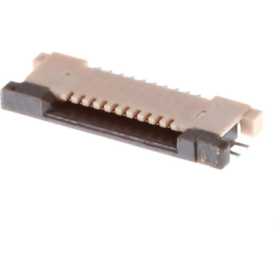 Molex-545501071 Steckverbinder, FFC-FPC Conn FPC Connector SKT 10 POS 0.5mm Solder RA SMD Easy-On™ T/R