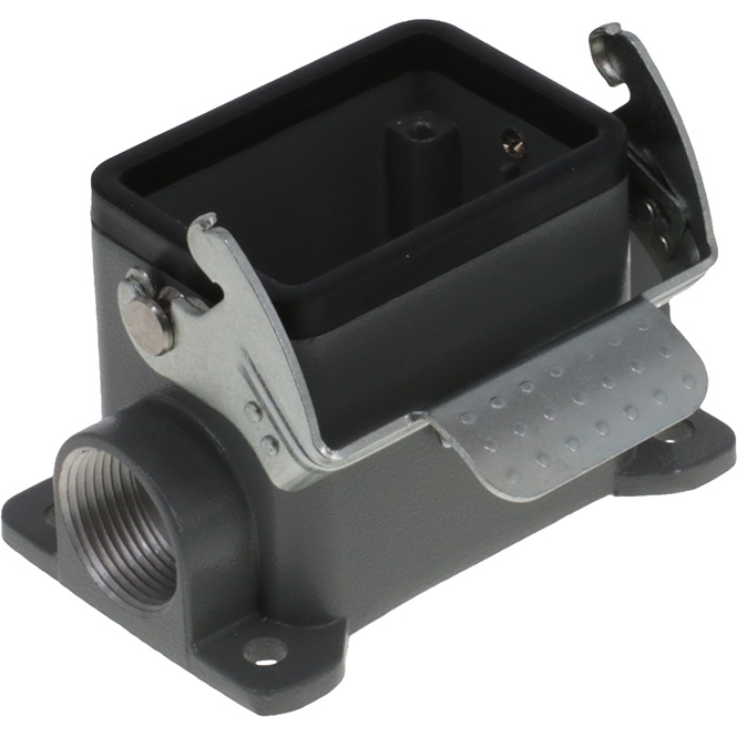 Molex-7806.6302.0 Schrumpfbalgenadapter Housing 90° 6 Shell Size Polyester Powder Die Cast Aluminum GWconnect®