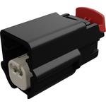 Conn Housing RCP 2 POS 2.54mm Crimp ST Cable Mount Black MX64™ Bag
