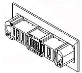 Molex-0465623111 Connector Power 2.00mm, 5.50mm, 7.50mm Pitch EXTreme Ten60Power Vertical Receptacle Assembly with Guide Receivers, 4 DC Power Circuits, 25 Signal Circuits, 3 AC Power Circuits