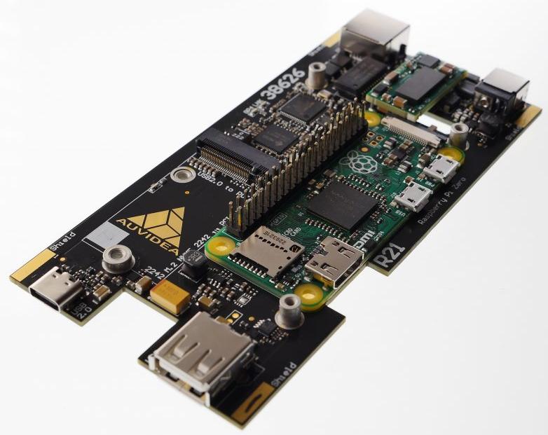 Auvidea GmbH-70903 嵌入式系统开发板和套件 R21 PI Zero Industrial Platform