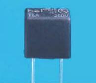 Bel Fuse-0697-0500-05 Sicherungen Fuse Subminiature Slow Blow Acting 0.5A 250V Radial 8.35 X 4 X 7.7mm Thermoplastic Box