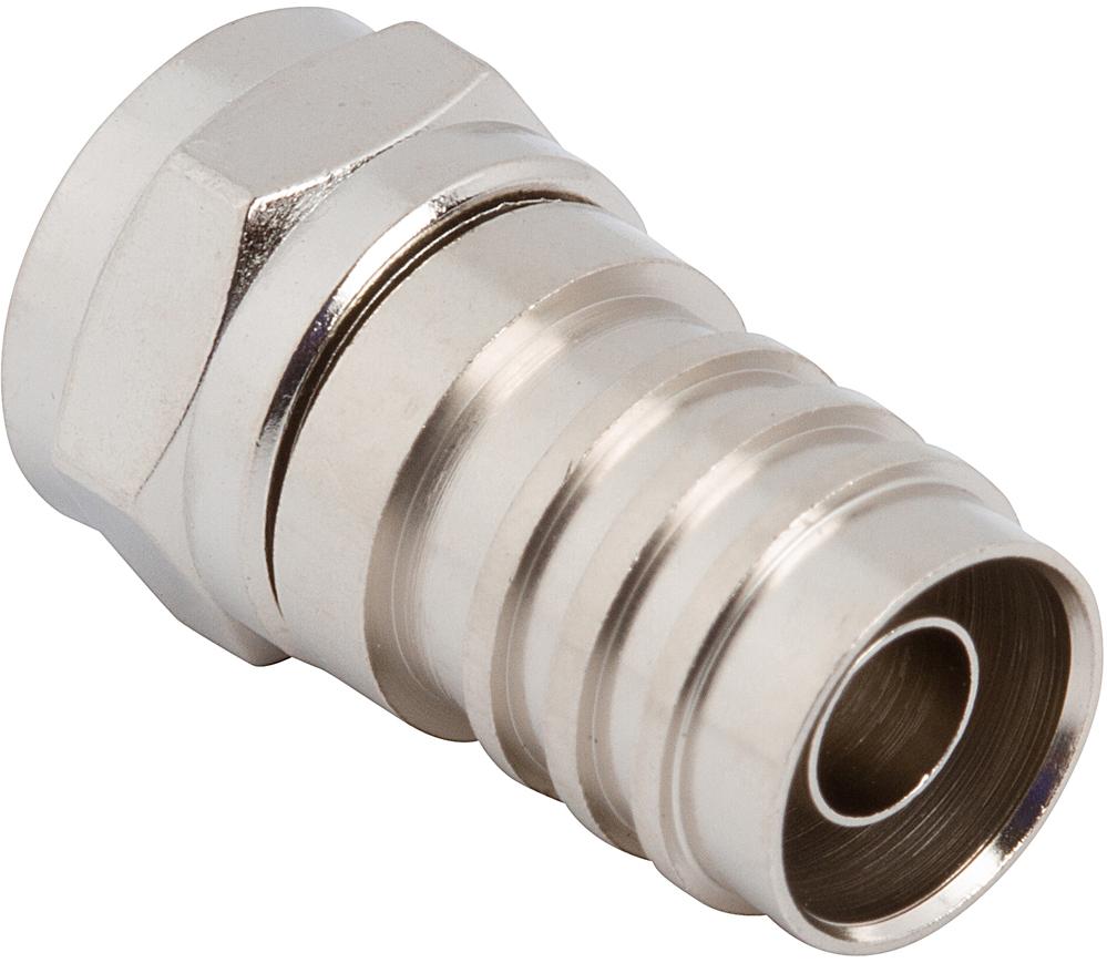 Amphenol RF-222117 Connettore RF Conn Type F 0Hz to 2GHz 75Ohm Crimp ST Cable Mount PL Bright Tin