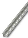 PHOENIX CONTACT-1401682 Steckverbinderzubehör DIN rail, unperforated, Standard profile, width: 35 mm, height: 7.5 mm, acc. to EN 60715, material: Steel, galvanized, passivated with a thick layer, length: 2000 mm, colour: silver