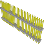 Conn Board Stacker HDR 60 POS 2mm Solder ST Top Entry Thru-Hole Bulk