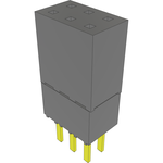 Conn Elevated Socket SKT 6 POS 2.54mm Solder ST Top Entry Thru-Hole Bulk