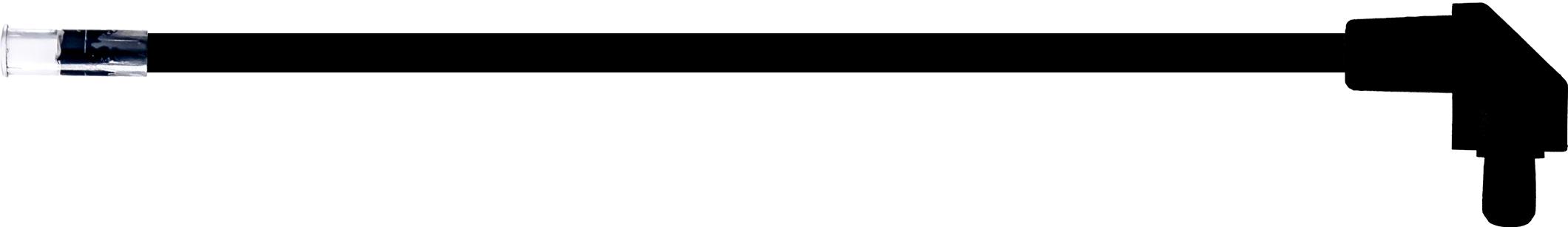 Bivar-SZR4-10.00-F5P LED-Lichtleiter LED Light Pipe Round Black Flexible