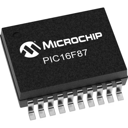 Microchip Technology-PIC16F87T-I/SS Microcontrollers - MCUs MCU 8-bit PIC RISC 7KB Flash 5V 20-Pin SSOP T/R