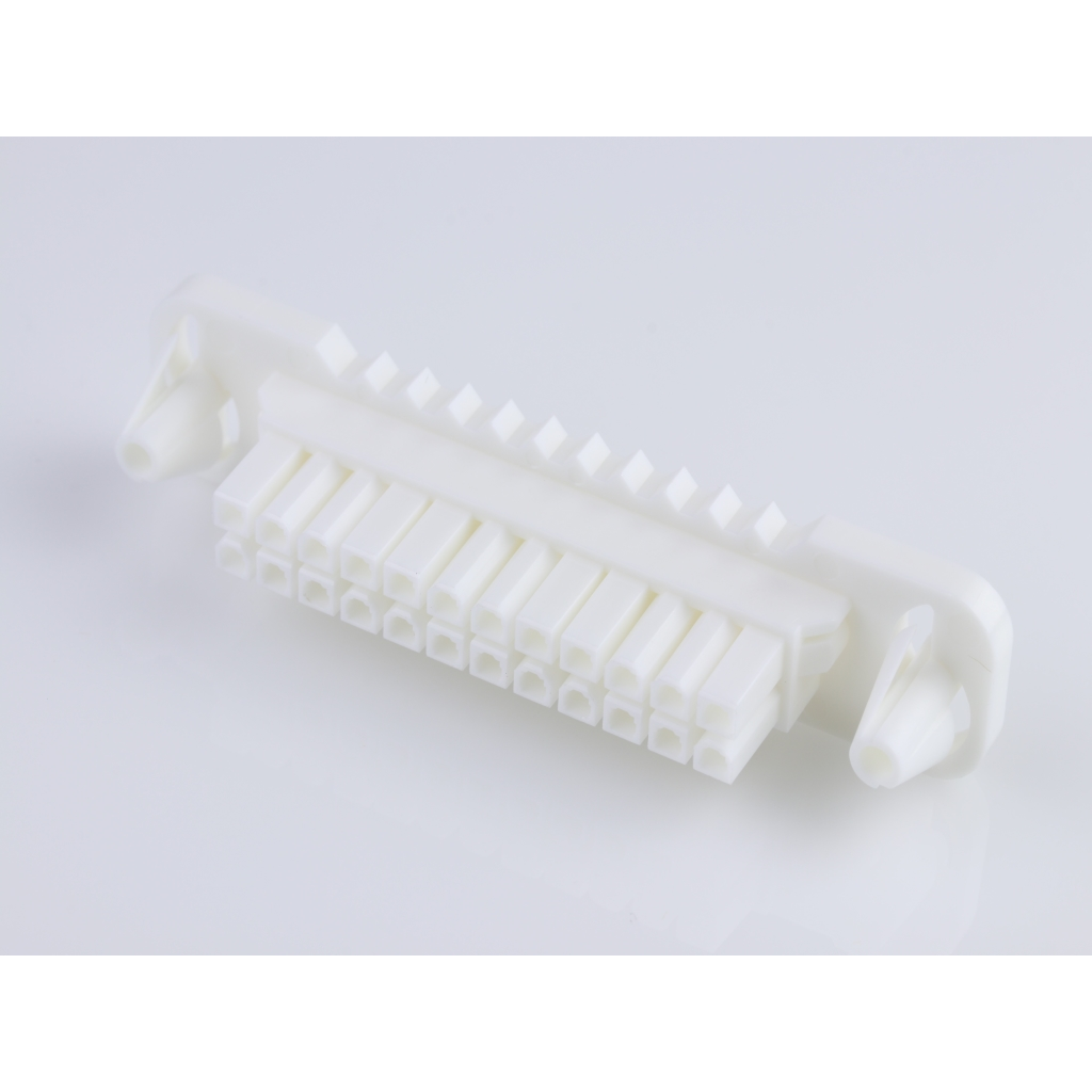 Molex-15-06-0241 Einzeladersteckverbinder, Gehäuse Conn Housing RCP 24Power POS 4.2mm Crimp ST Panel Mount White Mini-Fit BMI Bag