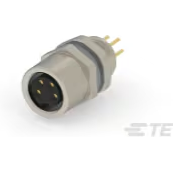 TE Connectivity-T4043014041-000 Steckverbinder, rund Conn M8 Circular SKT 4 POS Solder ST Thru-Hole 4 Terminal 1 Port