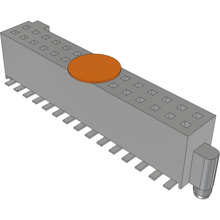 Samtec-SFM-115-02-L-D-A-K-FR Cabezales del conector y receptáculos PCB Conn Socket Strip SKT 30 POS 1.27mm Solder ST Top Entry SMD T/R