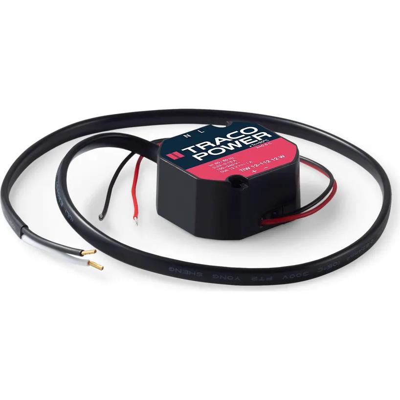 Traco Power-TIW 12-112 AC to DC Power Supplies AC/DC Power Supply Single-OUT 12V 1A 12W 4-Pin