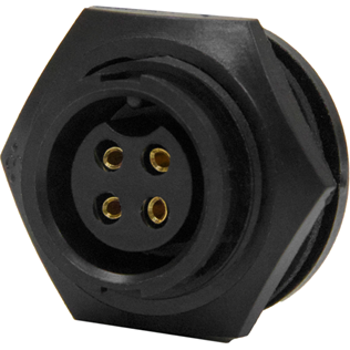 Conxall-4380-4SG-300 Steckverbinder, rund Conn Circular SKT 4 POS Crimp ST Panel Mount 4 Terminal 1 Port