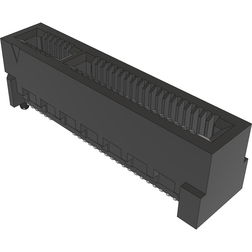 Samtec-HSEC8-125-01-SM-DV-A Connector Card Edge Conn Card Edge SKT 50 POS 0.8mm Solder ST SMD EDGE RATE™ Tray