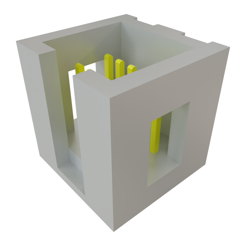 Samtec-TML-105-02-G-D 连接器插头及 PCB 插座 Conn Shrouded Header (4 Sides) HDR 10 POS 1.27mm Solder ST Thru-Hole Bulk