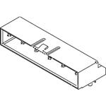 Conn Shrouded Header (4 Sides) M 3Power POS 7mm Solder RA Side Entry Thru-Hole Tray