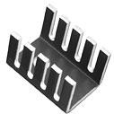 Boyd Corporation-577202B00000G 散热器 Heat Sink Passive TO-220 Slim Channel Screw Mount Aluminum 24.4°C/W Black Anodized